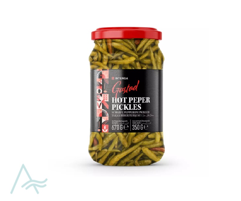 GUSTAD HOT PEPPER PICKLE 670G